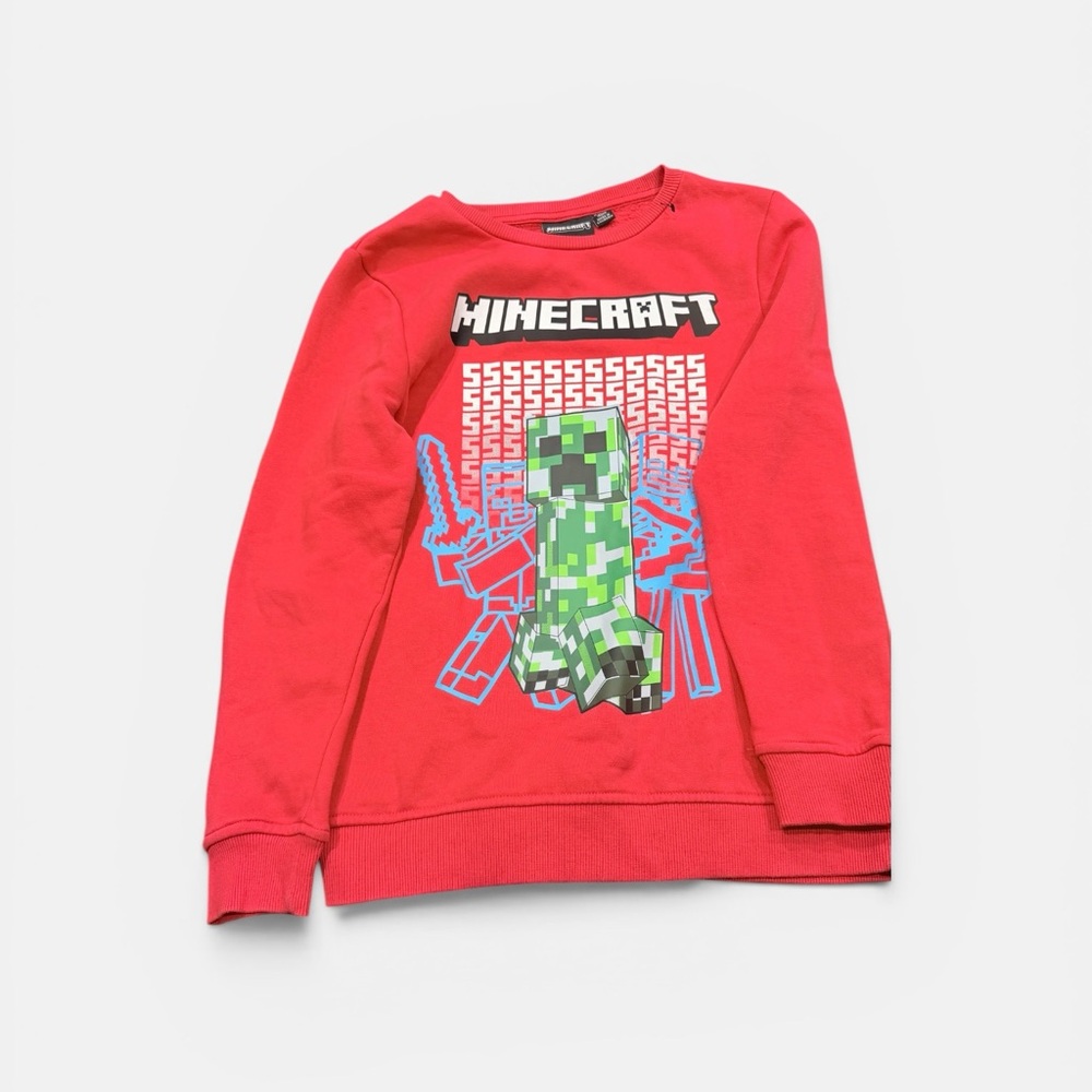 Minecraft Kids Red Sweater